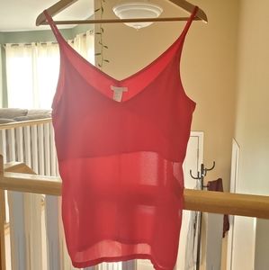 Flowy coral pink camisole